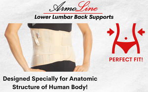a picture proves that armoline lumbar supports fits perfectly on patients
