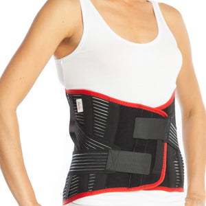 black colour armoline lumbar supports front view