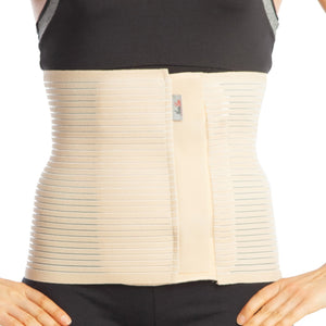 post partum women belly belt beige colour closed aspect