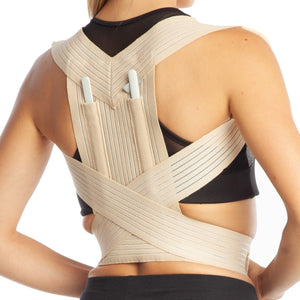 posture corrector for rounded shoulders back view