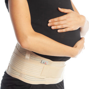 pregnancy belly support beige colour photo