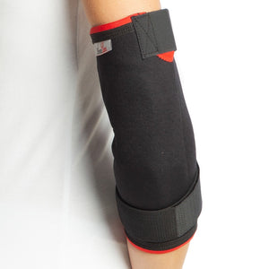 Back view of armoline tennis elbow support