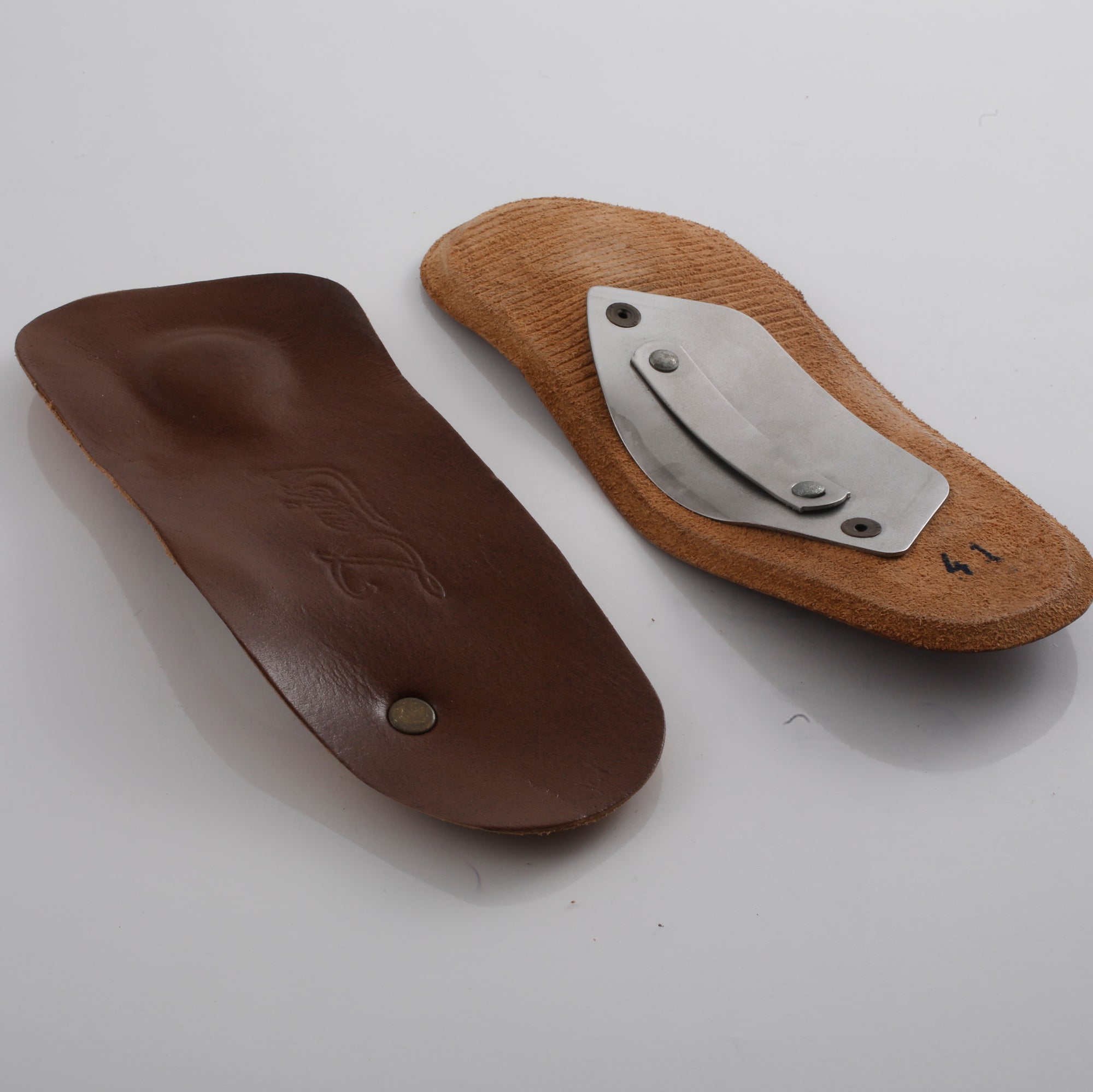 Orthotic Leather Insoles - Cork & Steel