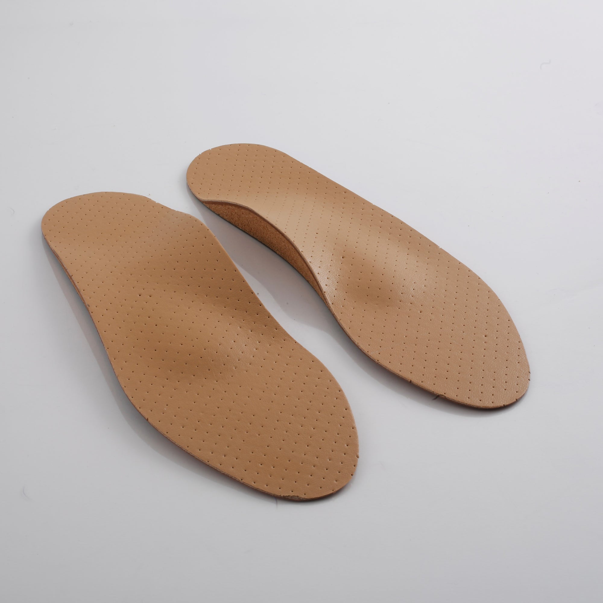 Orthotic Leather Insoles - Cork & Steel