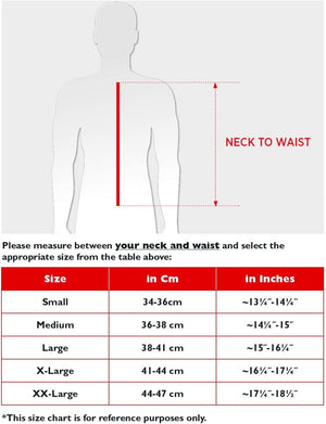 ArmoLine Posture Corrector Size Chart